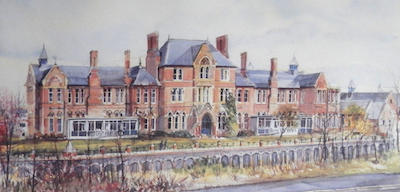 Infirmary painting watercolour by JohnInstance